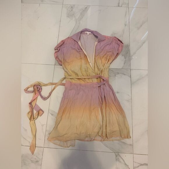 GB Elegant Ombre Wrap Dress #1 - Picture 4 of 10